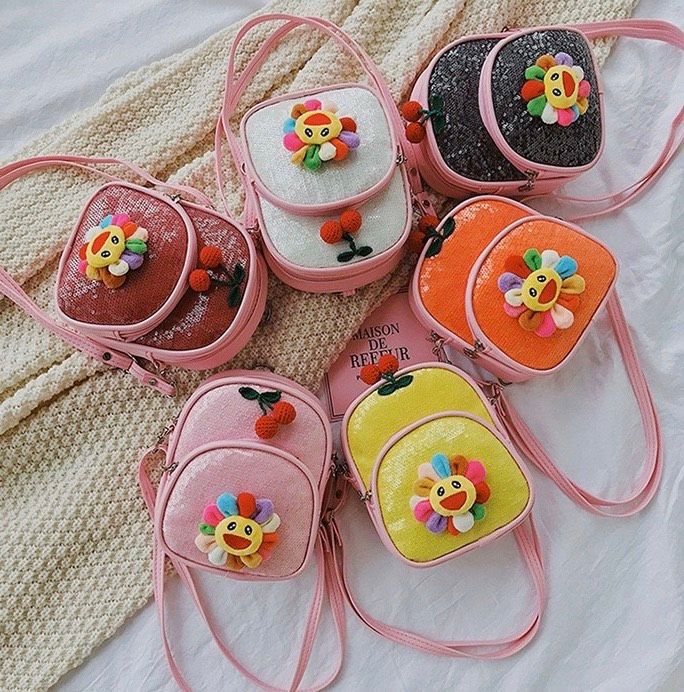 Balo da nhỏ đính kim sa bé gái