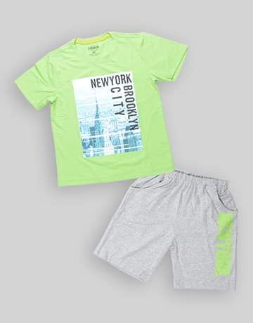 Bộ thun New York bé trai
