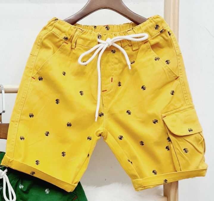Quần kaki lửng co giãn cho bé trai từ 6-14 tuổi