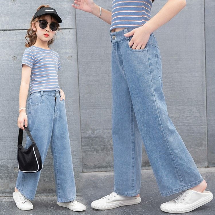 Set quần ống loe bé gái