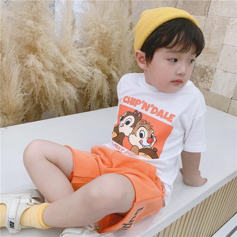 Bộ thun hoạt hình bé trai