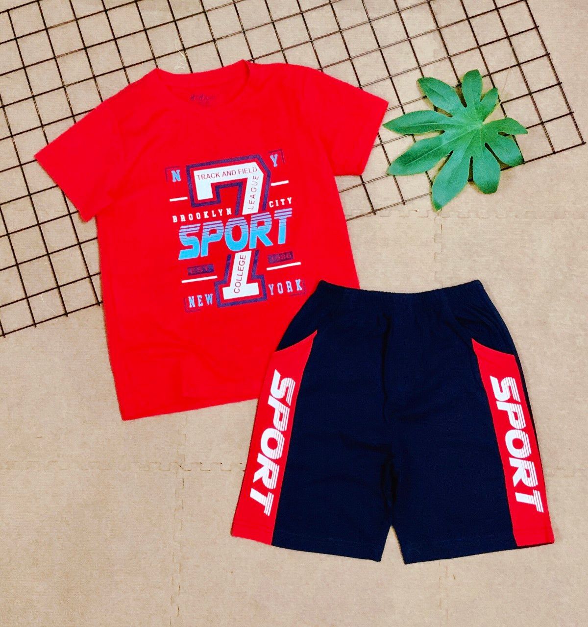 Bộ thun lửng Sport 7 bé trai