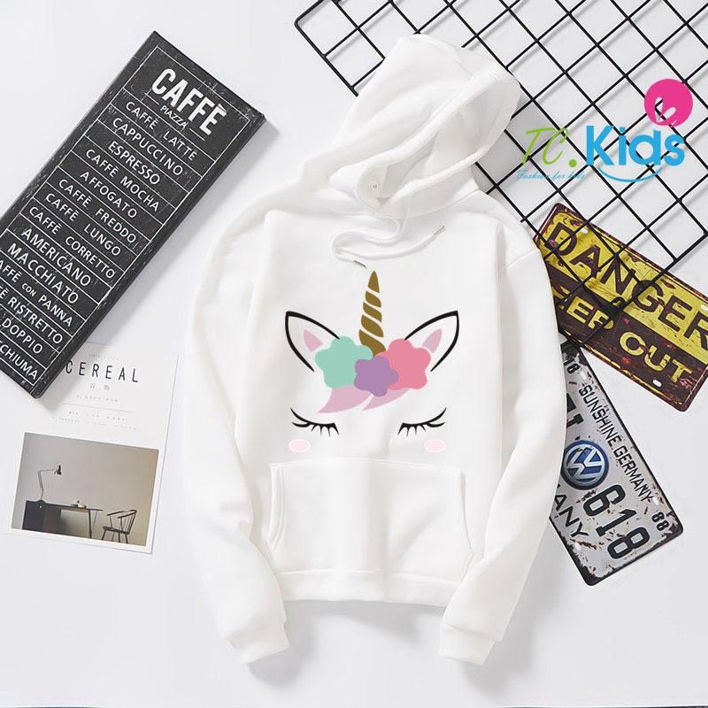 Áo hoodie Pony xinh xắn cho bé gái