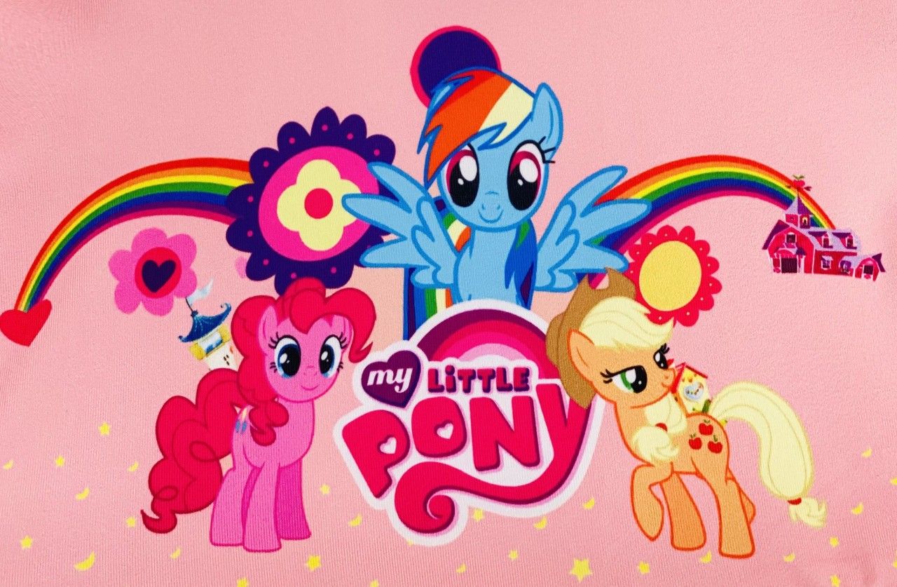 Đầm công chúa Pony cầu vồng