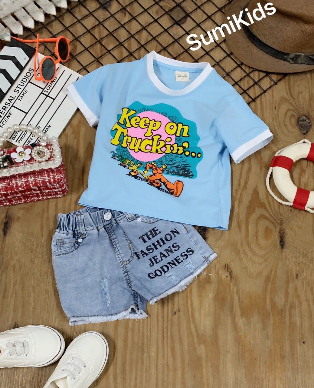 Set jean short Keep on Truck