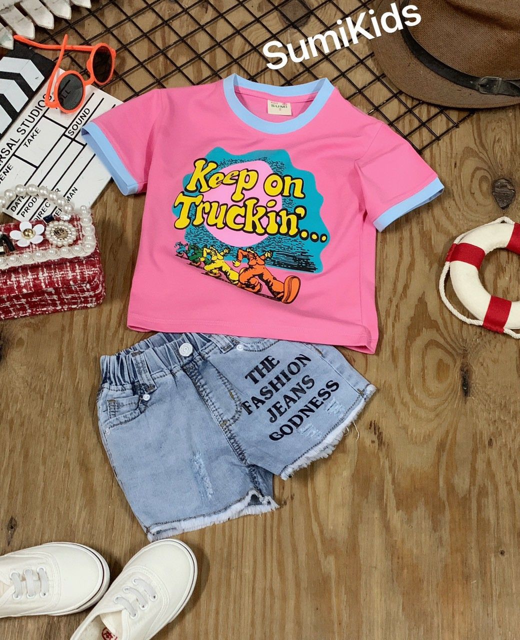 Set jean short Keep on Truck