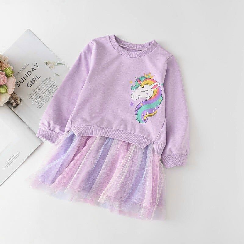 Set váy Pony xinh cho bé gái