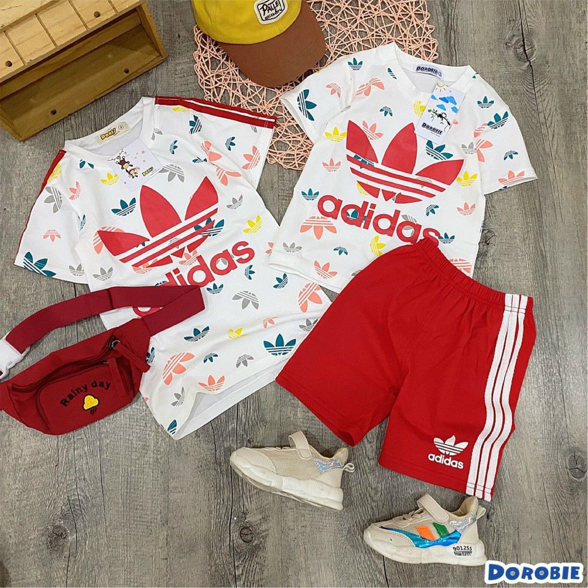 Bộ thun adidas bé trai và bé gái
