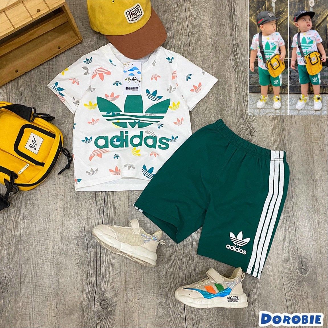 Bộ thun adidas bé trai và bé gái