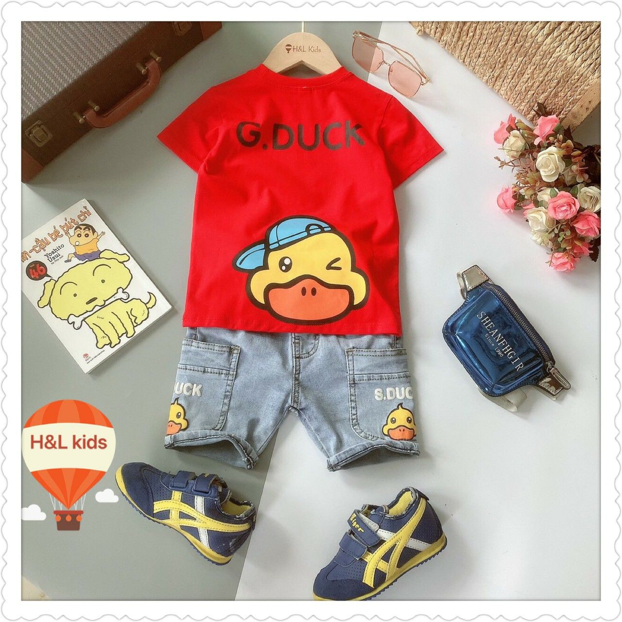Set jean lửng G.Duck