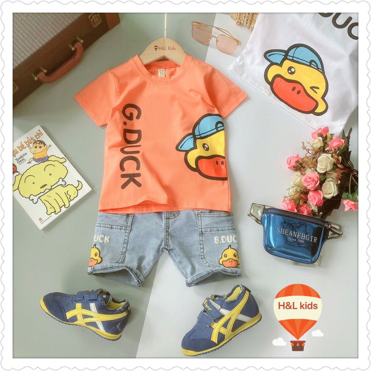 Set jean lửng G.Duck