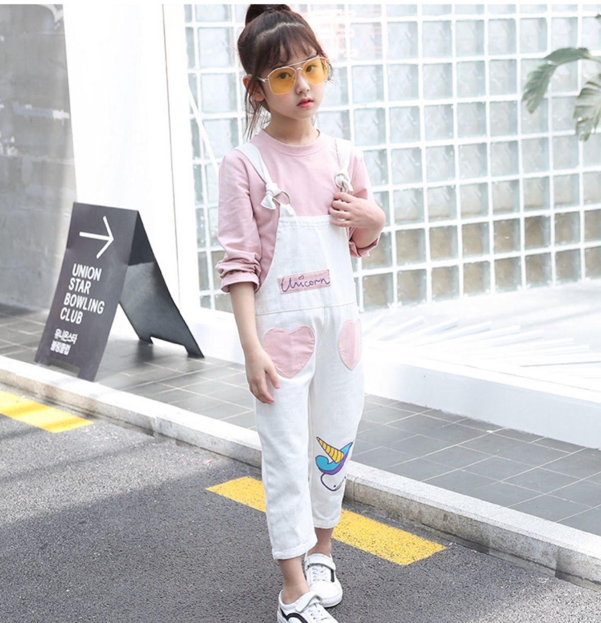 Set yếm trái tim bé gái