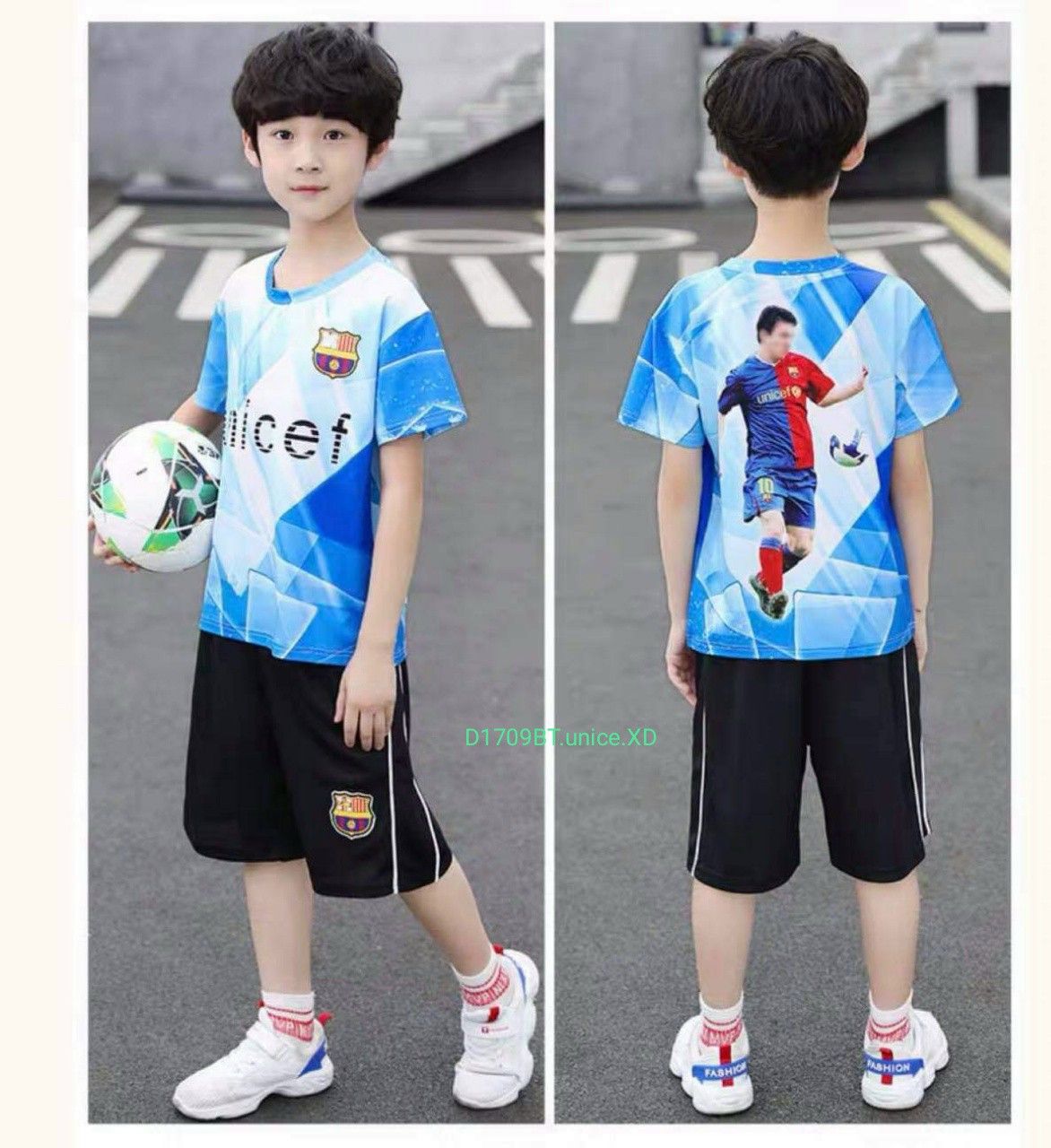 Bộ thun lạnh thể thao bé trai