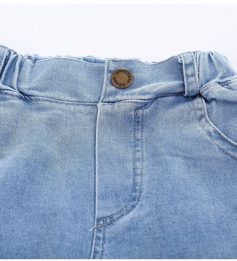Set jean lửng áo croptop @