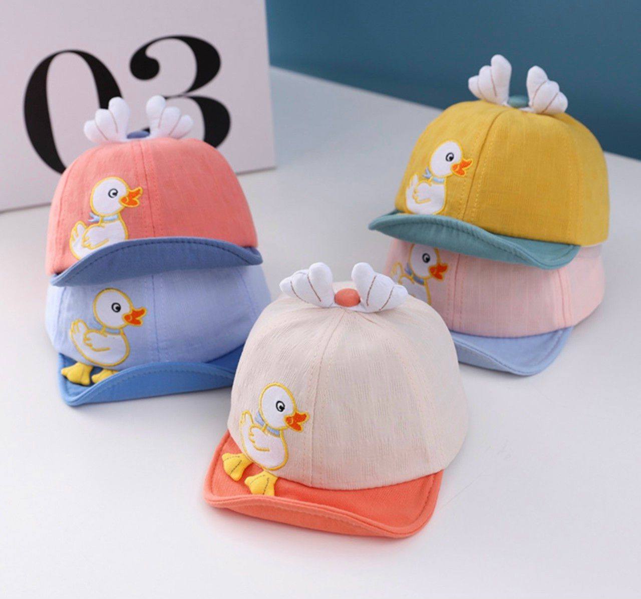 Nón vịt cho bé 3-12M