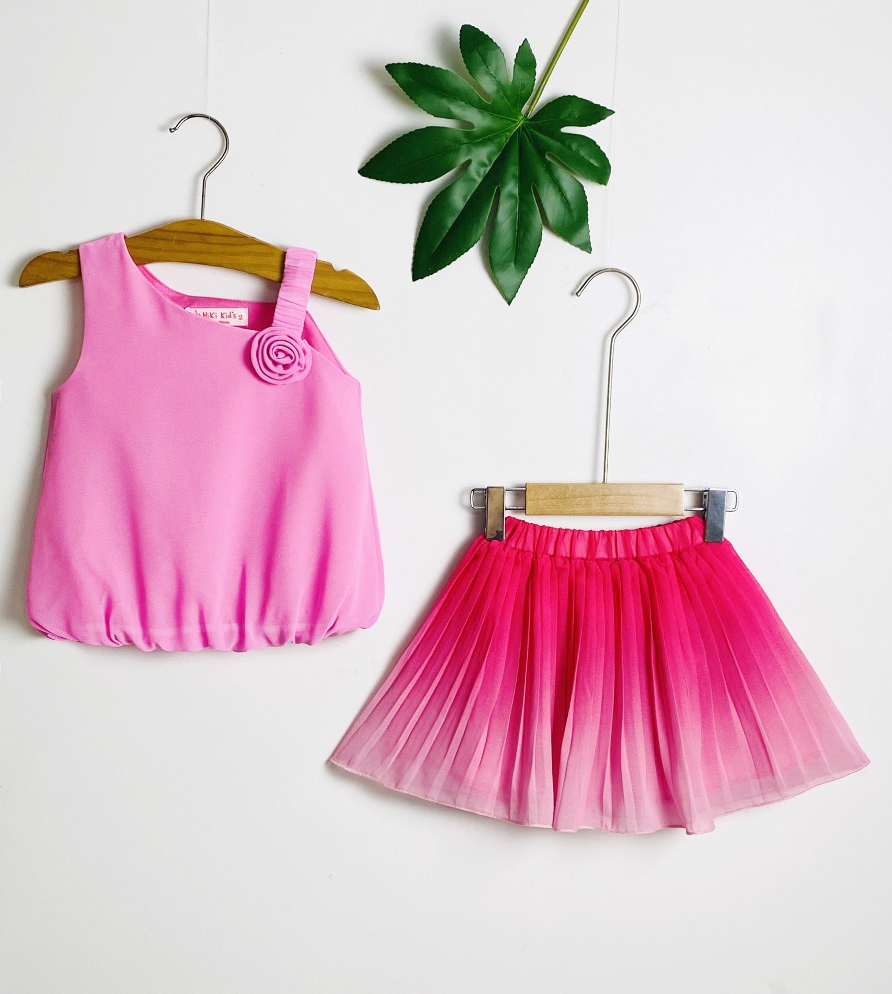 Set váy áo lệch vai
