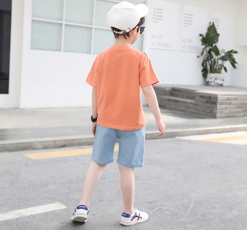 Set jean áo giả túi bé trai