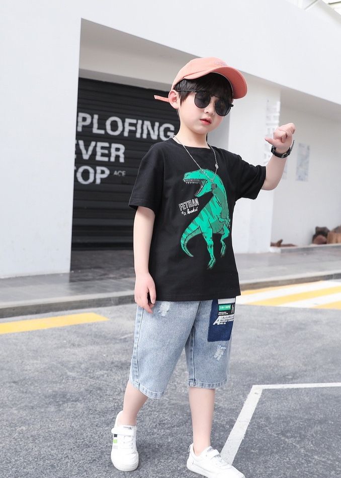 Set jean khủng long