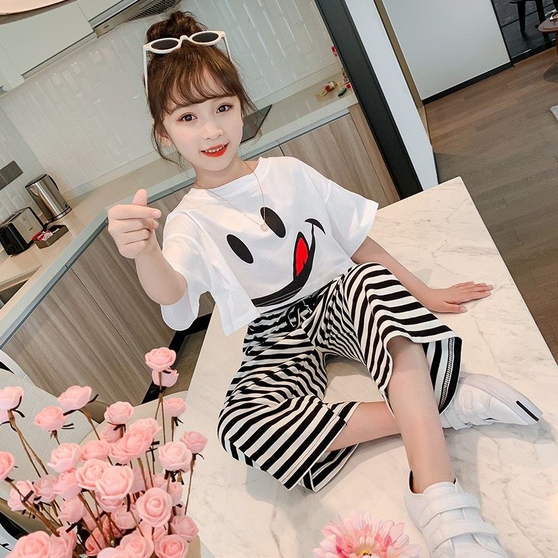 Set áo croptop mặt cười