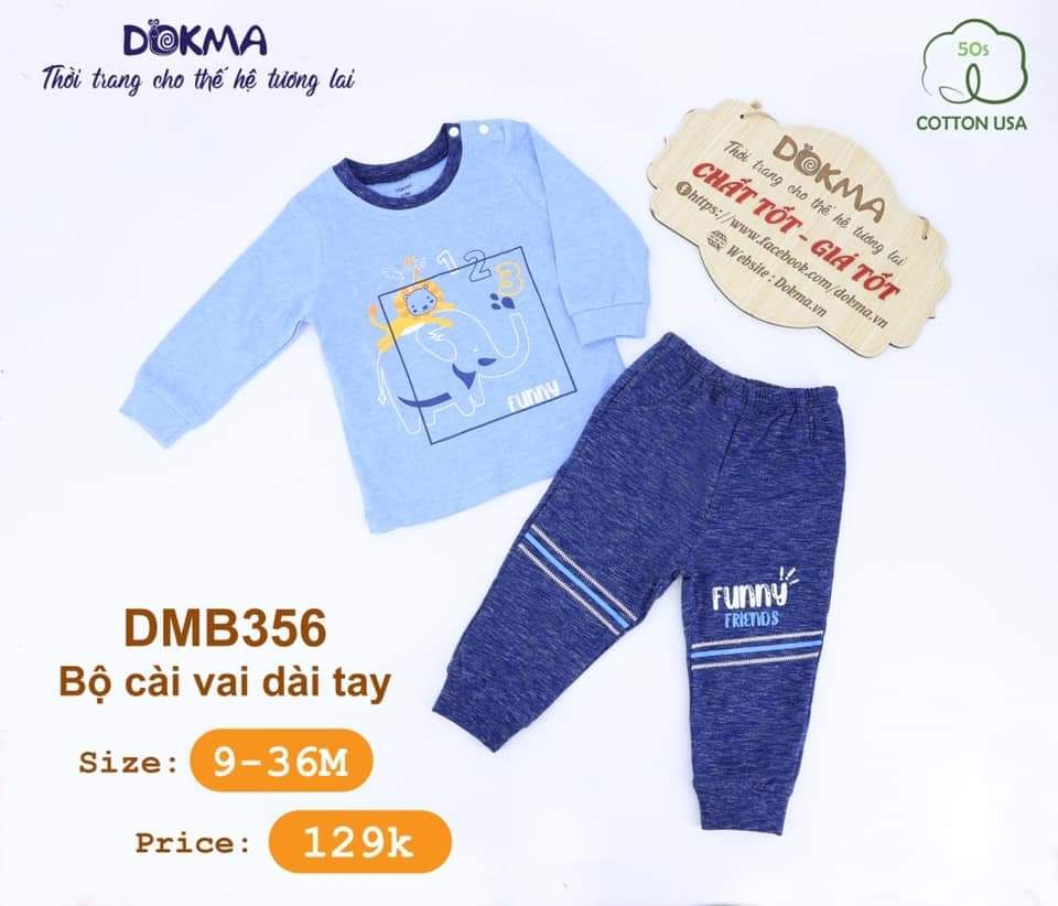  DMB356 - Bộ cài vai dài tay 