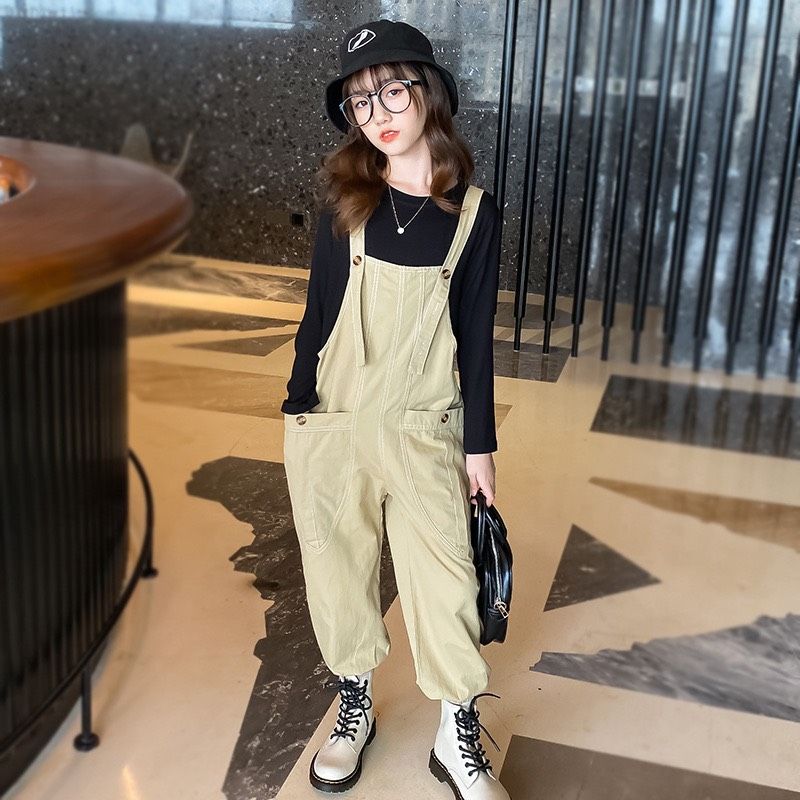 Set yếm áo dài tay đen