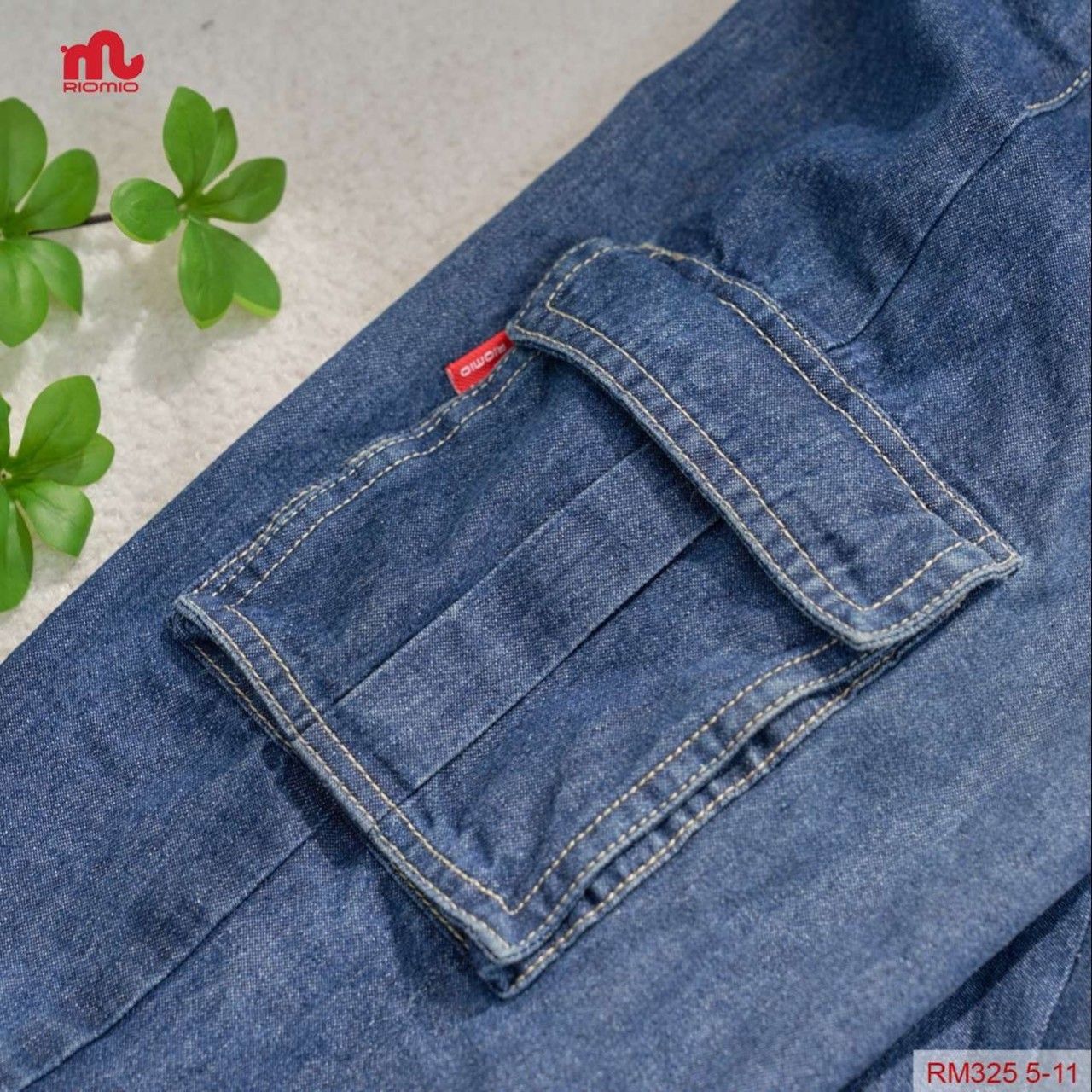 Quần jean dài túi hộp M325