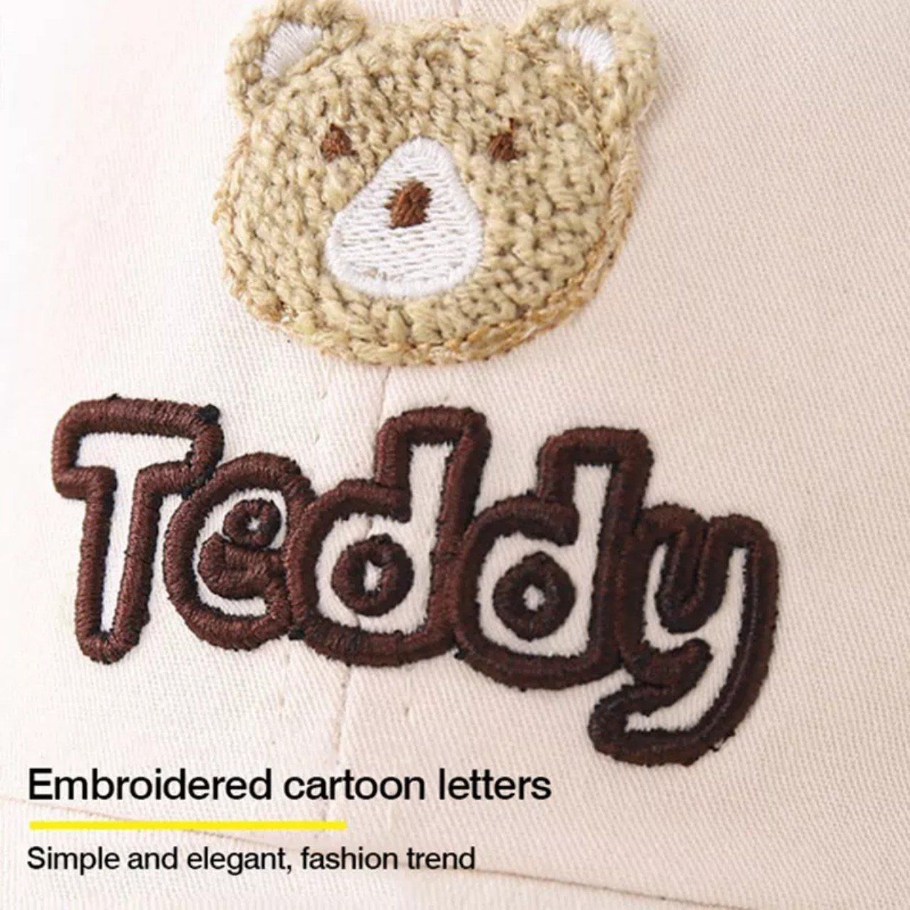 Nón lưỡi trai gấu Teddy cho bé từ 1-6 tuổi