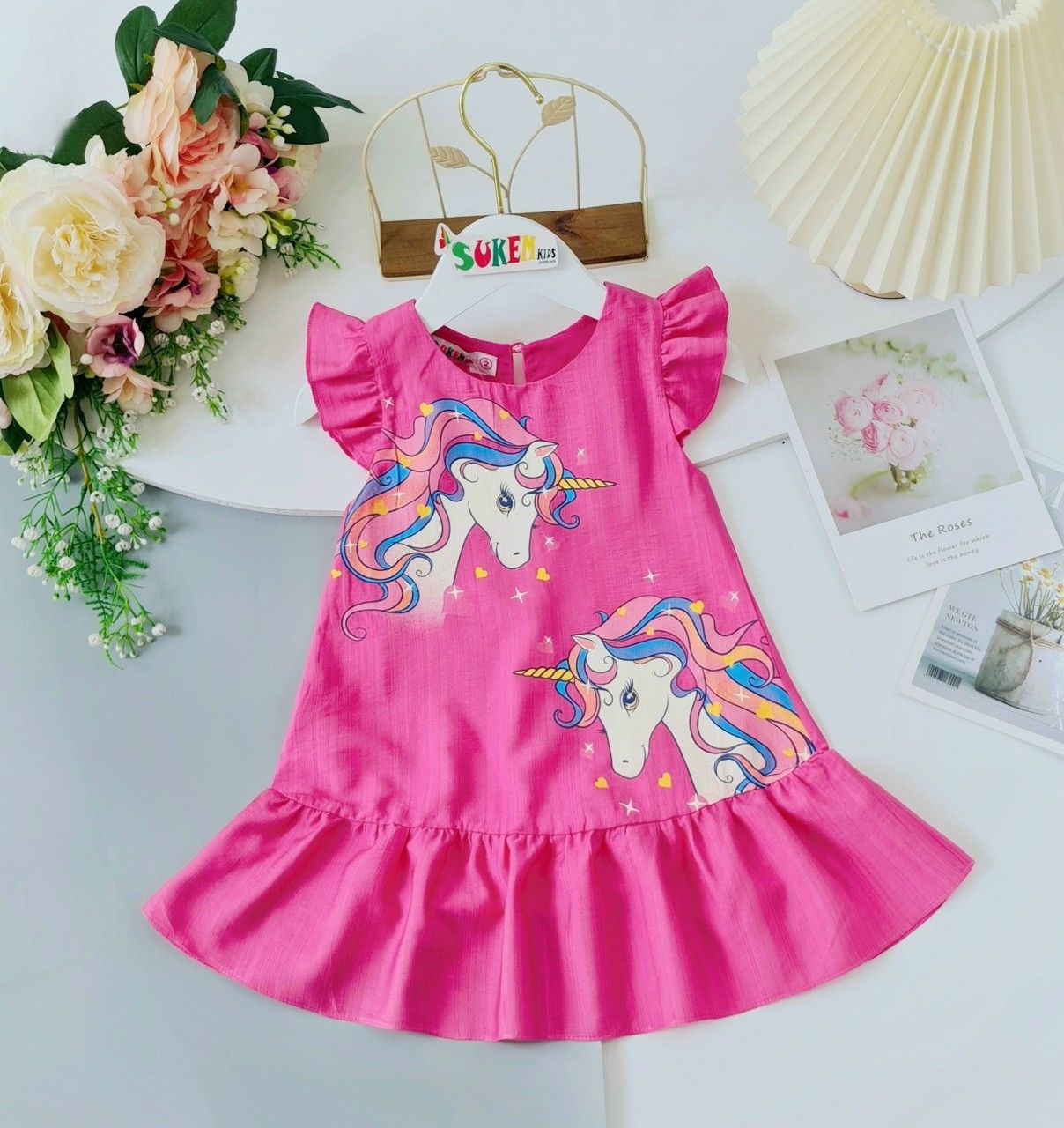 Đầm ngựa Pony bé gái