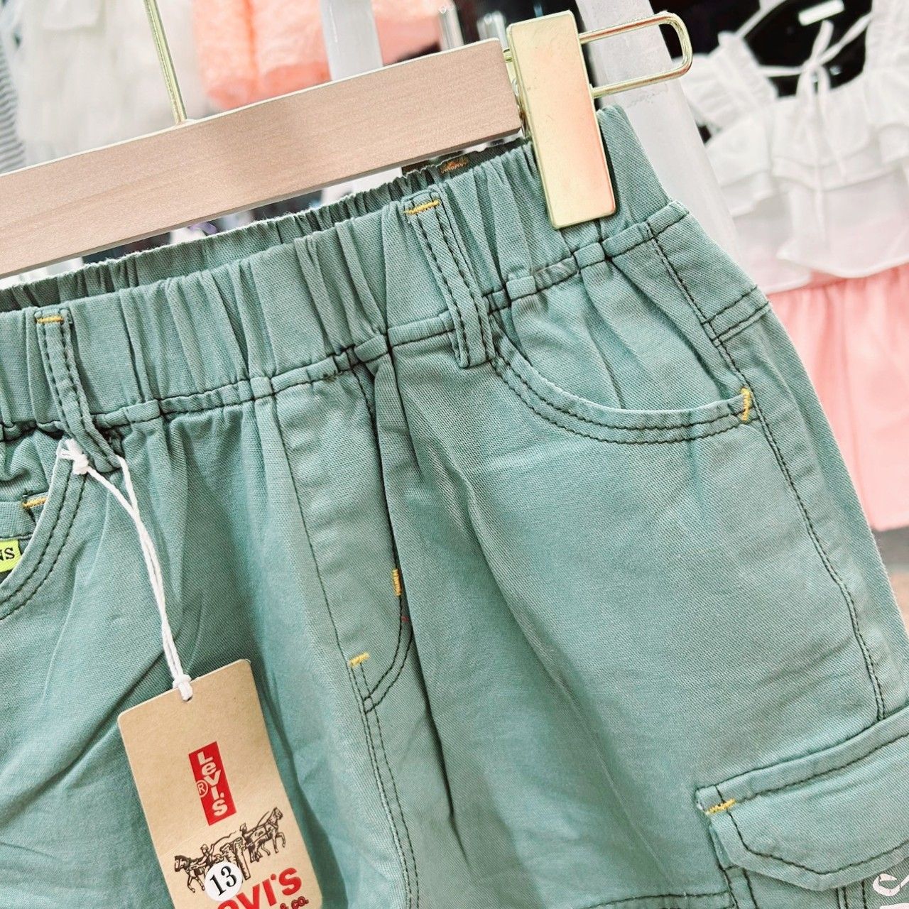 Quần kaki túi hộp bé trai