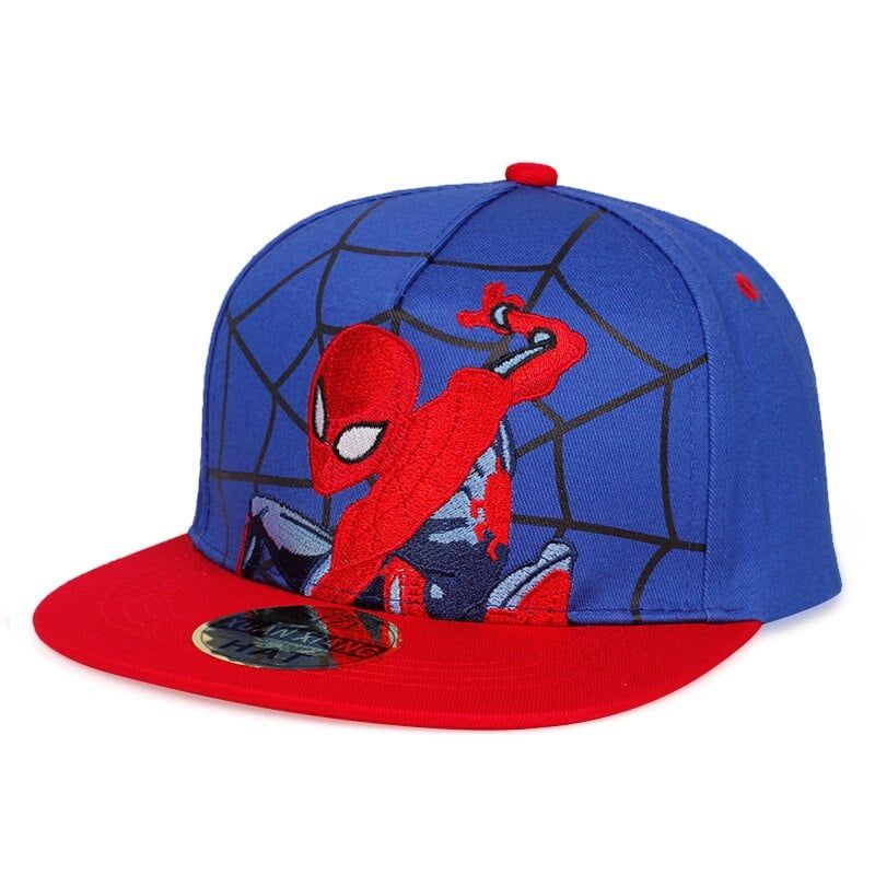  Nón bóng chày họa tiết Marvel Spiderman hip hop cho bé 