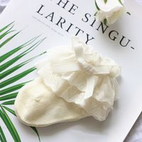 Set 2 đôi vớ công chúa bé gái từ 0-12 tháng phối nơ ren xinh xắn