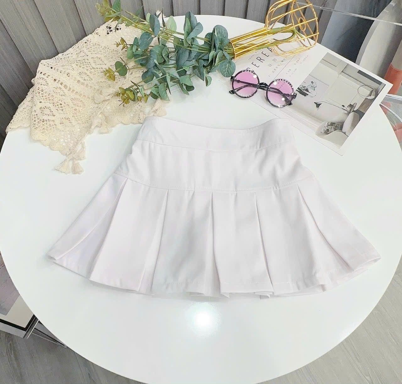Chân váy xếp ly cho bé gái siêu cưng