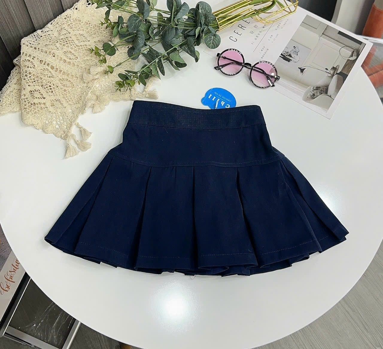 Chân váy xếp ly cho bé gái siêu cưng