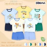  DB1569 - Đồ bộ thun cotton mặc nhà cho bé trai từ 2-6 tuổi 