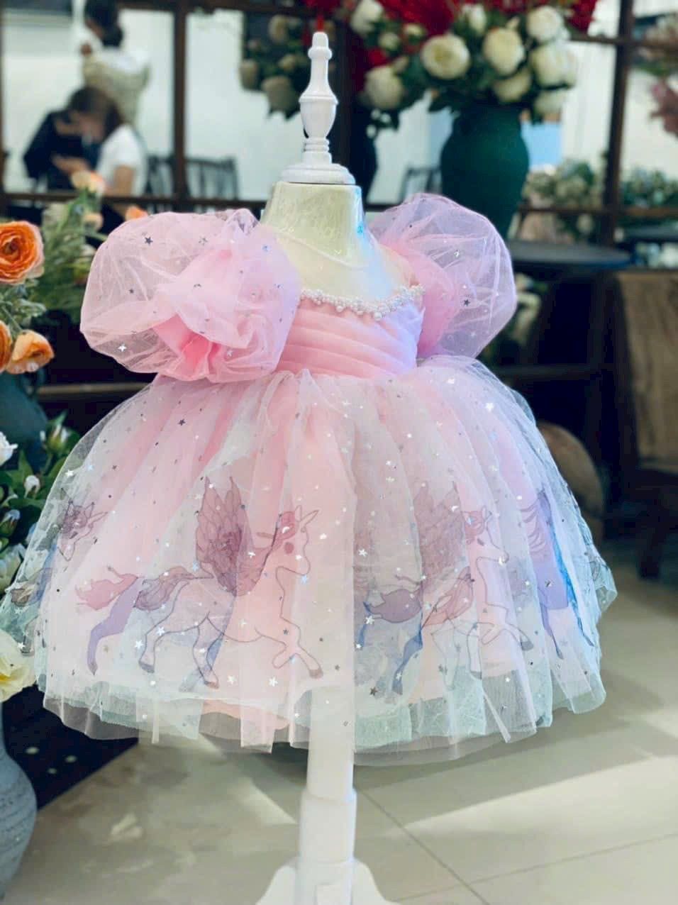 Đầm công chúa Pony hồng