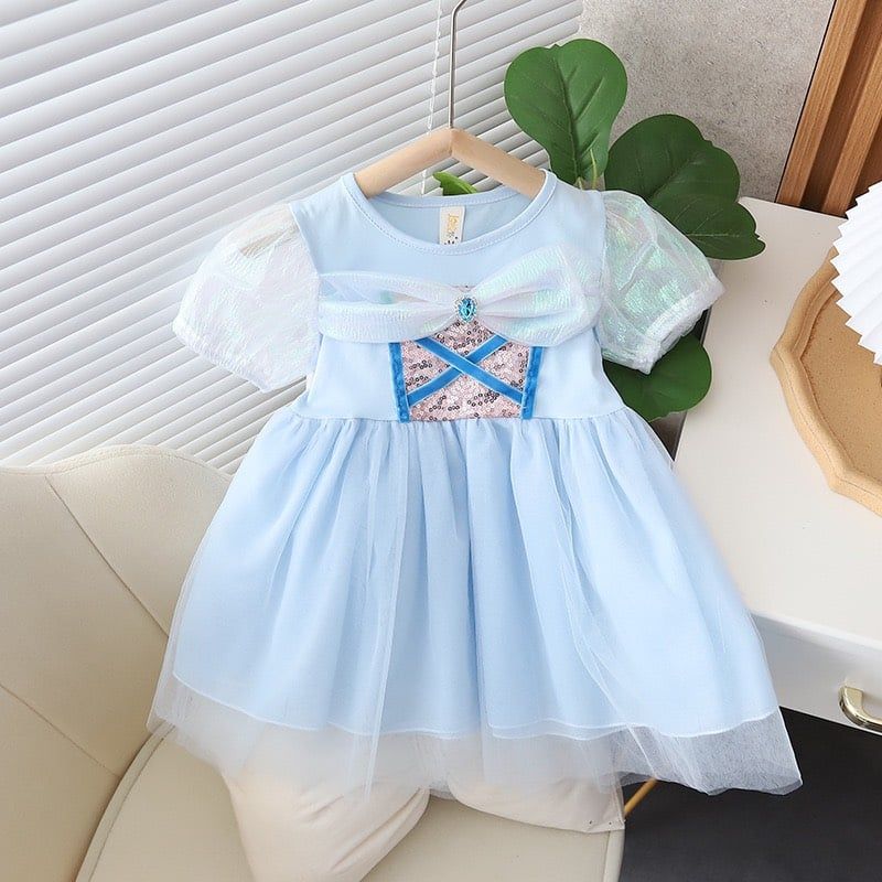 Đầm công chúa Elsa cho bé gái từ 10kg đến 14kg D30 _ Beekids