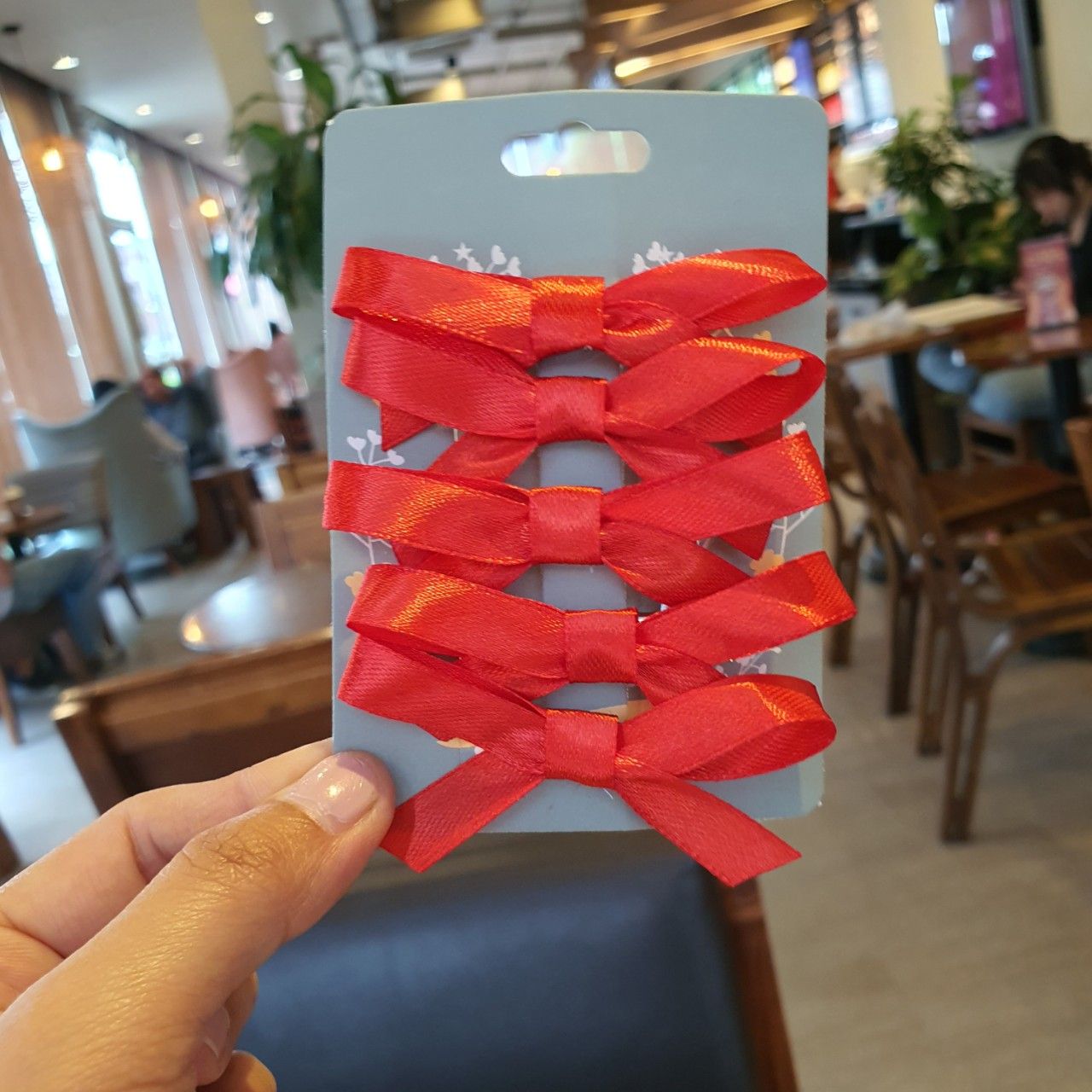 Set 5 kẹp tóc nơ mini thời trang cho bé và các bạn nữ
