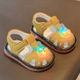  Sandal tập đi cho bé họa tiết mặt thỏ có đèn Led 