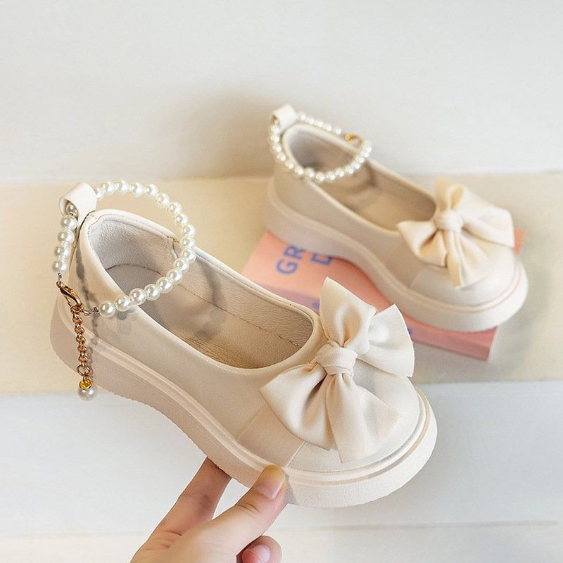 Giày búp bê nơ chuỗi hạt xinh xắn thời trang cho bé size 26-37