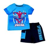  Đồ bộ thun cotton bé trai họa tiết Spiderman quần phối túi hộp 