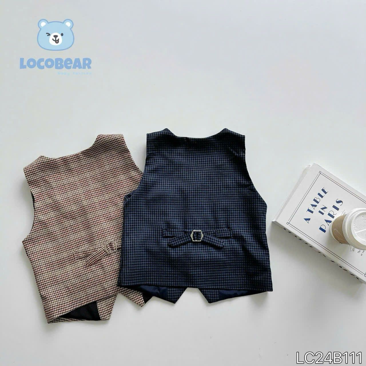 Set gile công tử 4 chi tiết kèm cà vạt cực sang cho bé trai S03 _ Beekids