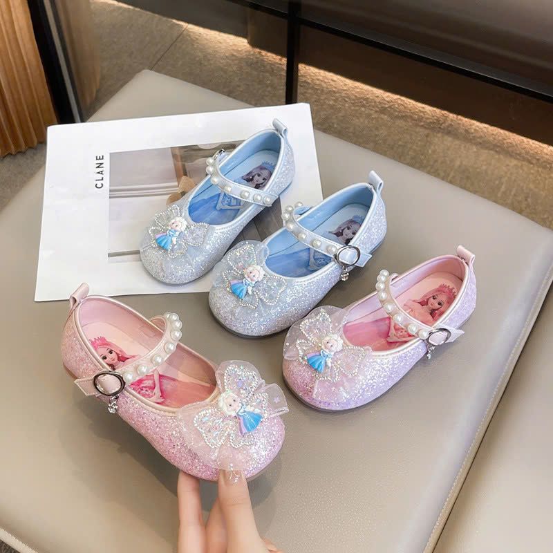 Giày búp bê Elsa cho bé gái đế mềm siêu dễ thương G03 _ Beekids