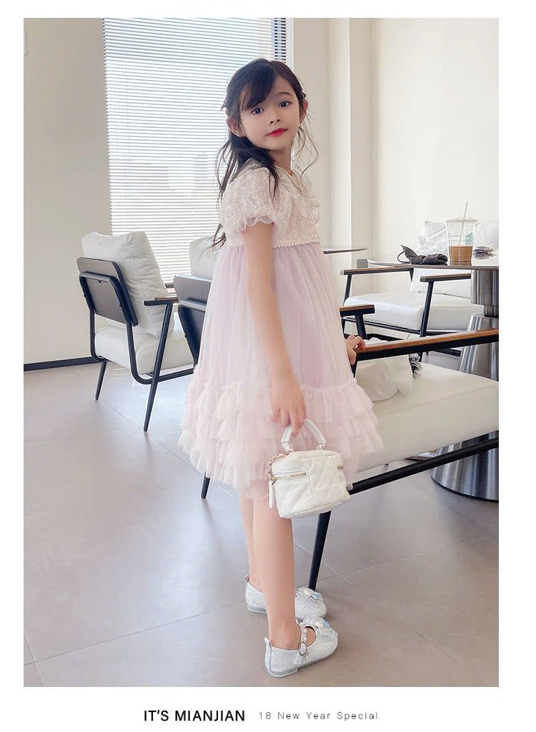 Giày búp bê Elsa cho bé gái đế mềm siêu dễ thương G03 _ Beekids