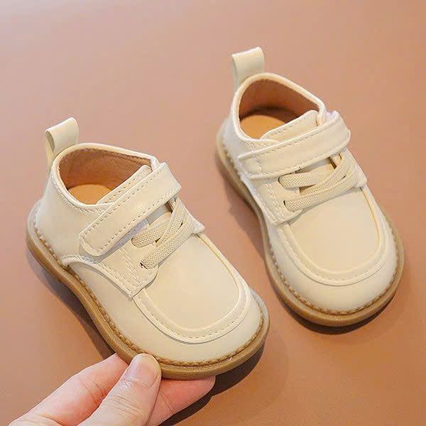 GI02 _ Giày tây tập đi cho bé trai và bé gái da mềm xinh xắn thời trang _ Beekids