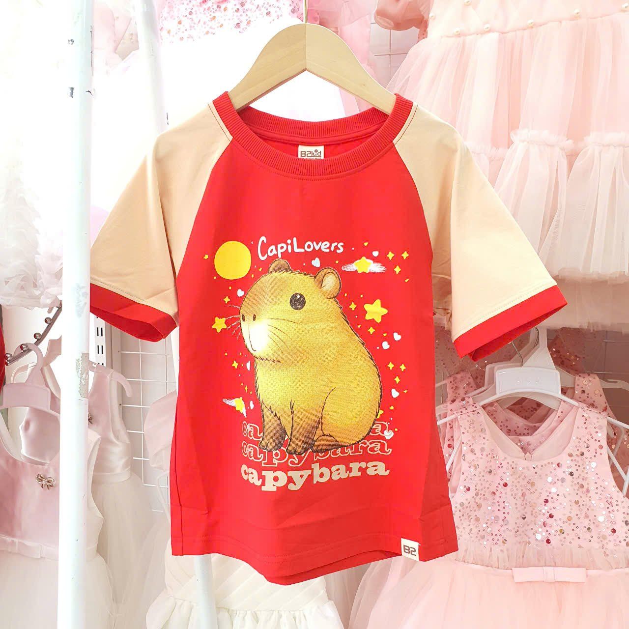 Áo thun cho bé Capybara siêu hot hit A09 _ Beekids