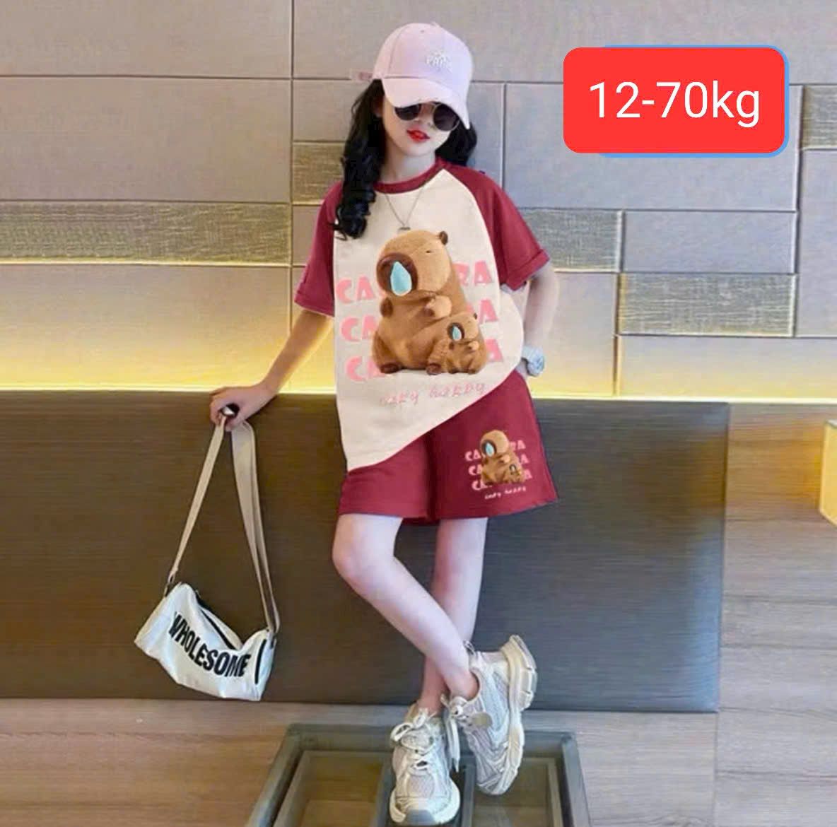 Bộ thun đùi siêu dễ thương cho mẹ và bé mặc diện Tết chung đôi S30 _ Beekids