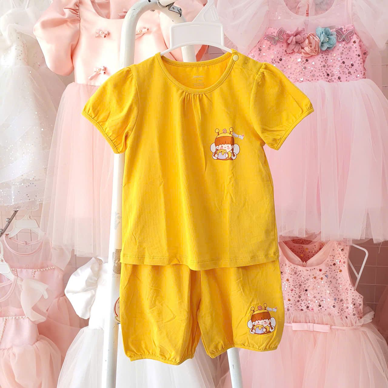 Đồ bộ đùi cho bé trai và bé gái họa tiết chất thun sợi tre mịn mát DK06 _ Beekids