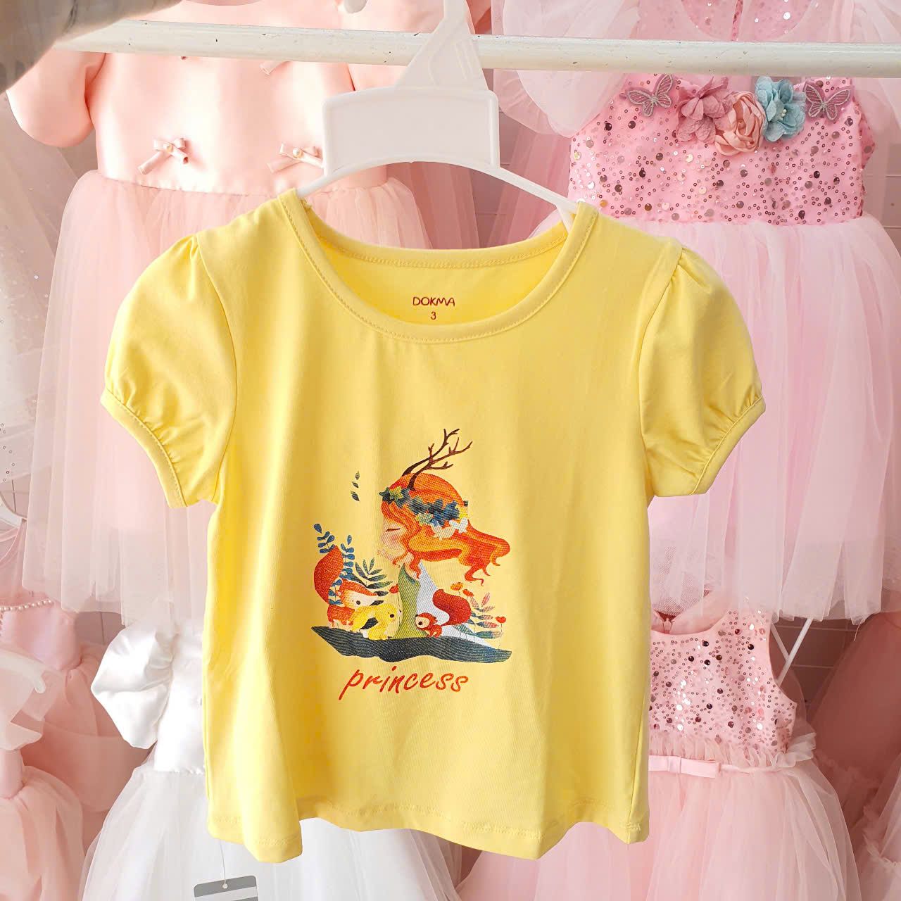 Áo thun cho bé gái từ 10kg đến 18kg chất cotton mịn mát A19 _ Beekids