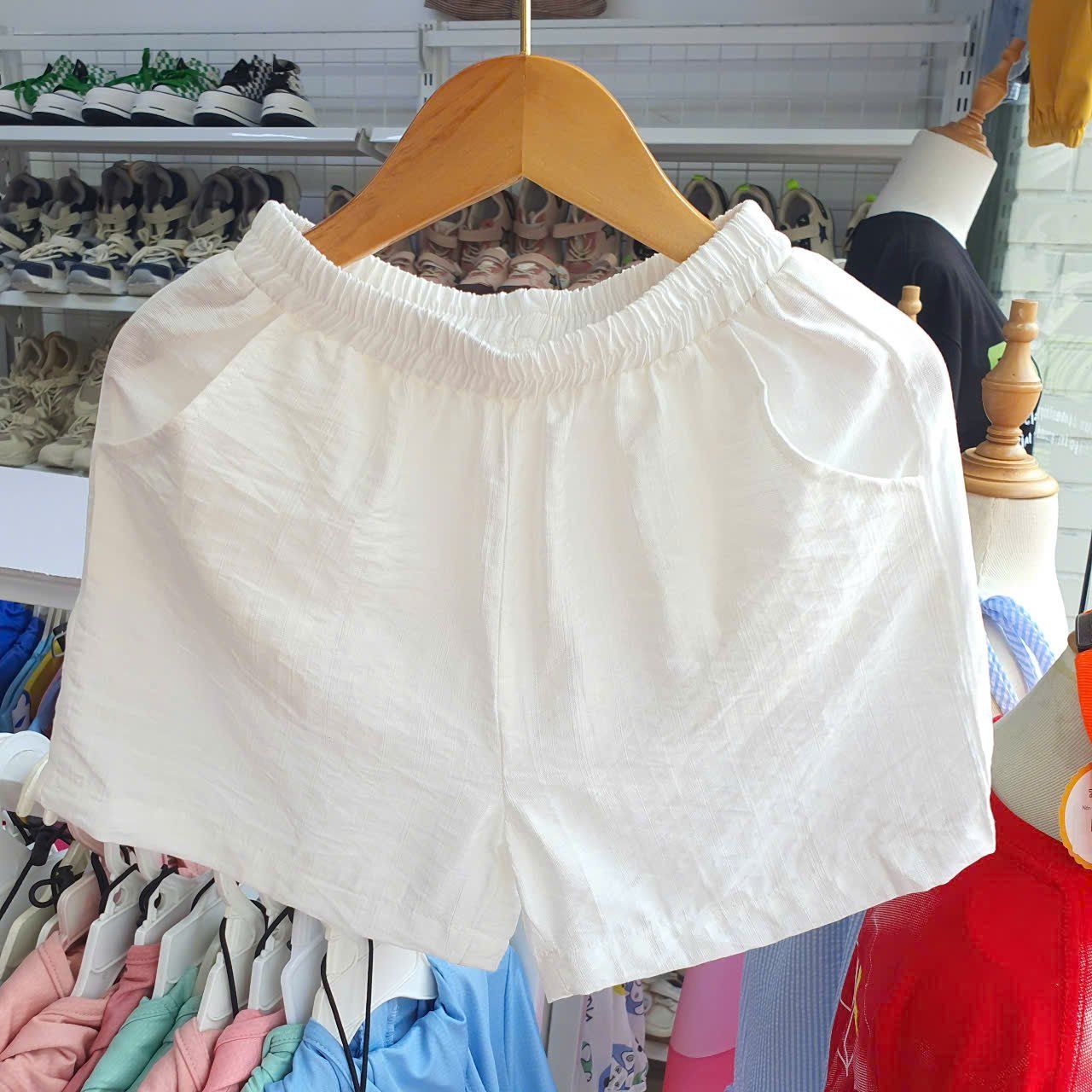 Quần short bé trai và bé gái mặc đi chơi hay đi học chất mềm mát Q16 _ Beekids