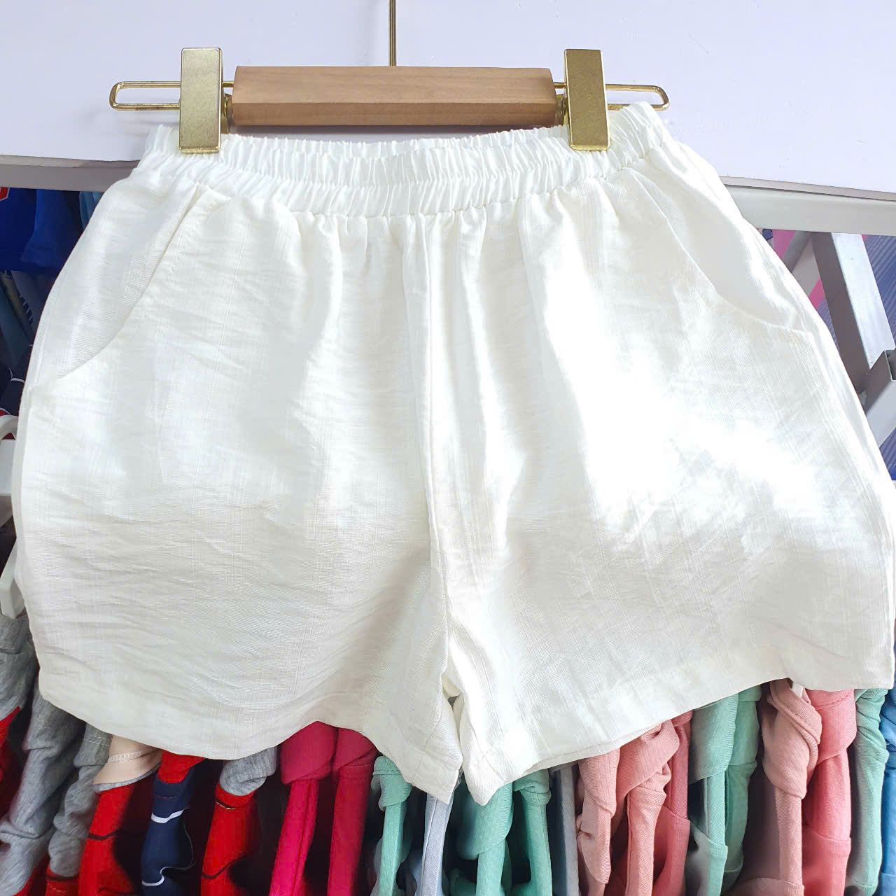 Quần short bé trai và bé gái mặc đi chơi hay đi học chất mềm mát Q16 _ Beekids